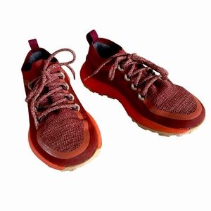 ALLBIRDS TRAIL RUNNERS SWT ORANGE RED SNEAKERS SIZE 7